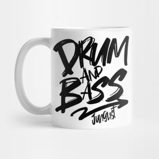 DRUM AND BASS  - Junglist Signature (black) Mug